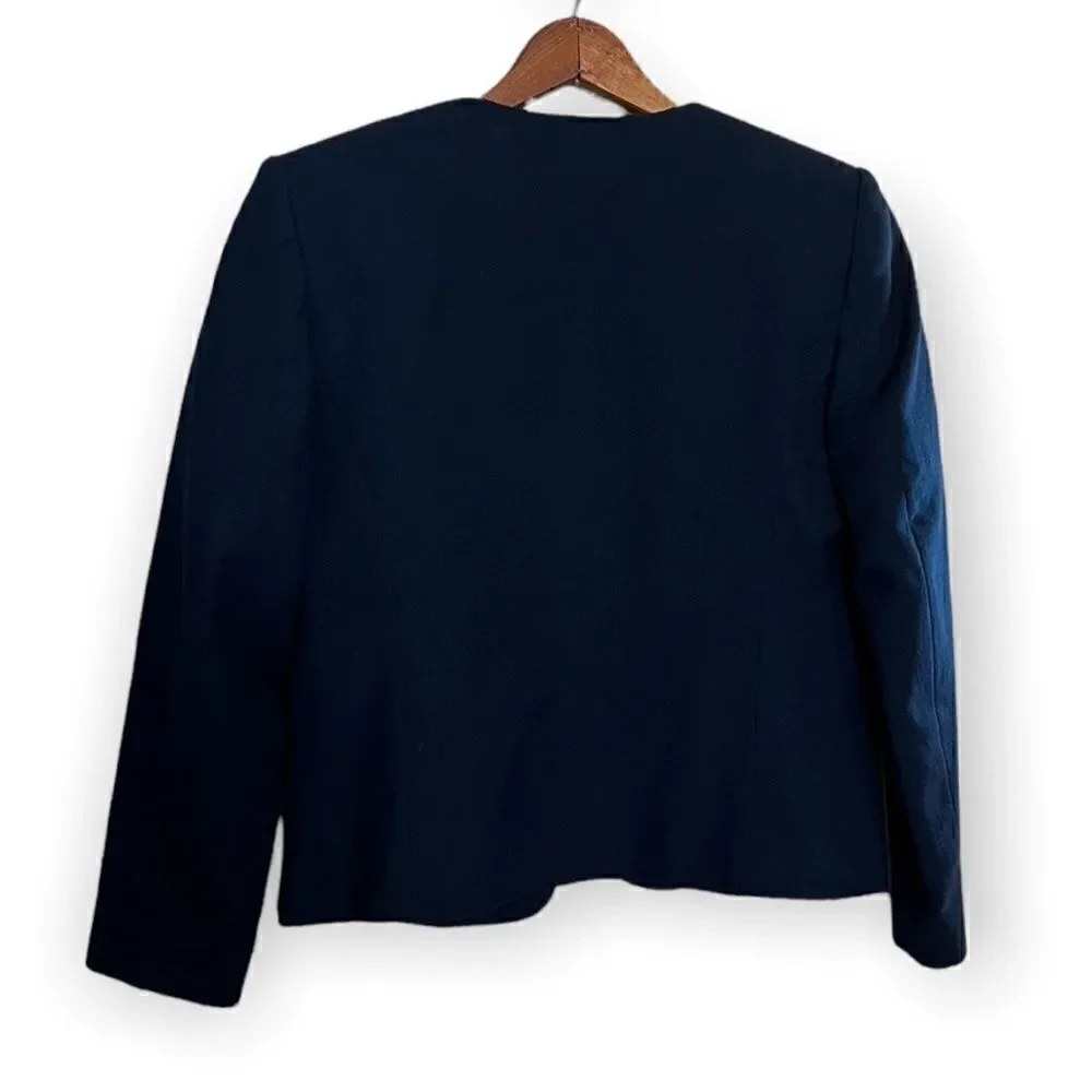 Talbots Wool Fully Lined Open Front Jacket - Picture 10 of 10